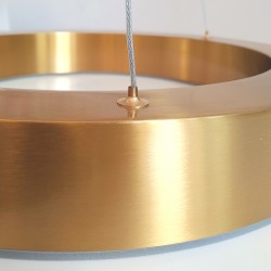 Lampa wisząca CIRCLE 40+60 LED mosiądz na jednej podsufitce ST-8848-40+60 brass Step into Design