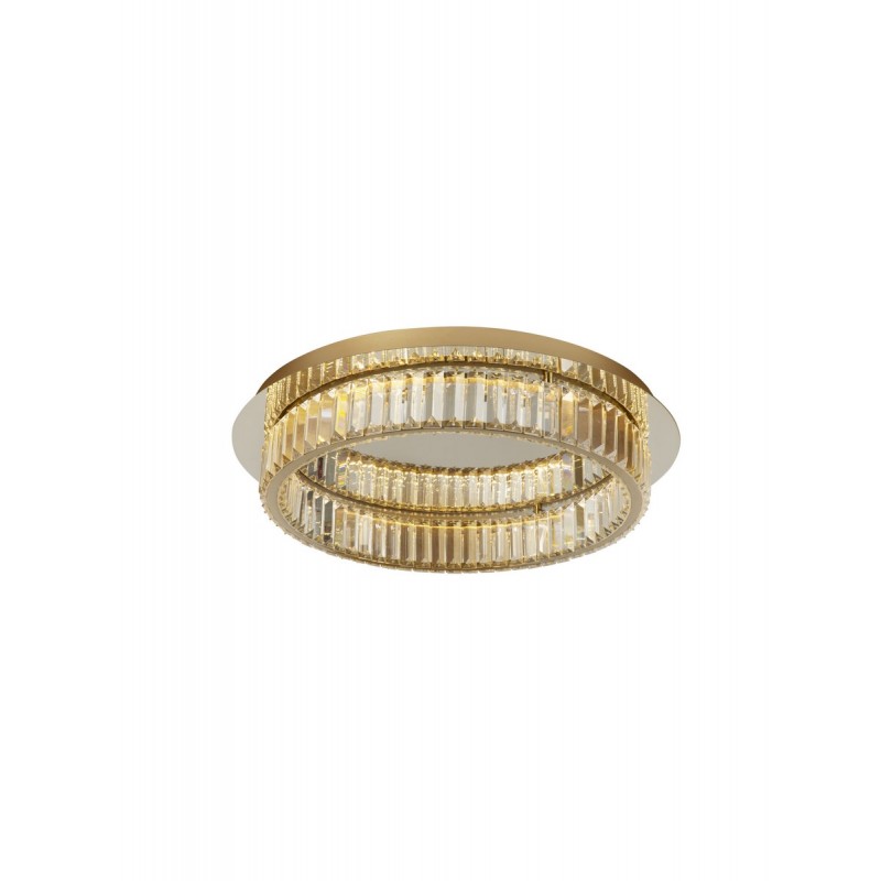 Lampa plafon kryształowy złoty ring LED BAUTA LE42678 Luces Exclusivas