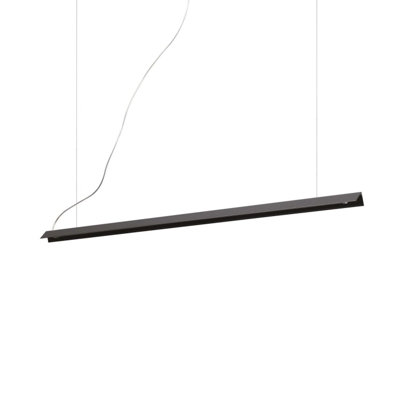 Lampa wisząca liniowa czarna LED 20W 1800lm 3000K V-line 275376 Ideal Lux