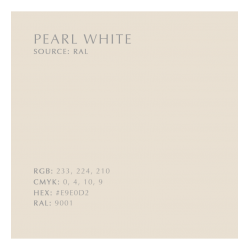 Lampa wisząca skandynawska FI31 ASTERIA MINI perłowa biel stalowy dekor UMAGE