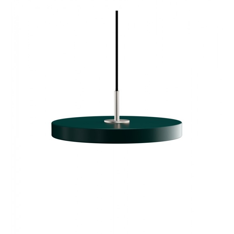 Lampa wisząca skandynawska FI31 ASTERIA MINI zielona stalowy dekor UMAGE
