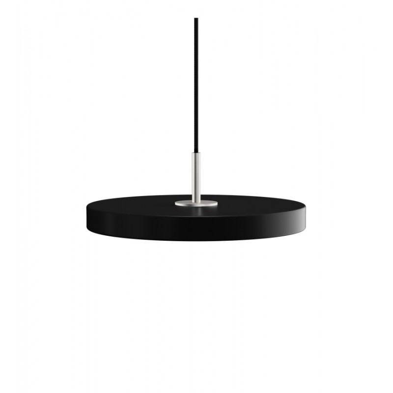 Lampa wisząca skandynawska FI31 ASTERIA MINI czarna stalowy dekor UMAGE