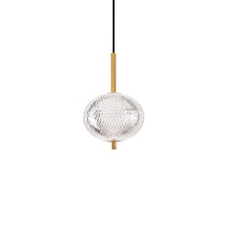 Lampa wisząca dekoracyjna szklana złota Decor sp h12 292076 Ideal Lux