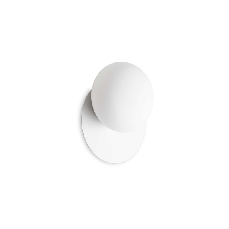 Kinkiet biały kula nowoczesny Ninfea ap1 306940 Ideal Lux