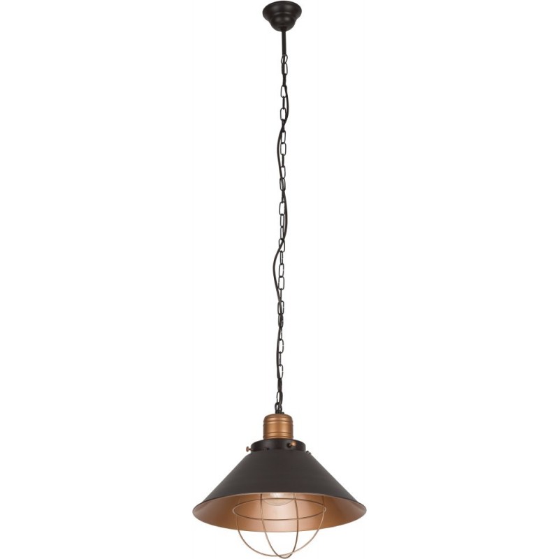 Lampa wisząca industrialna czekoladowa GARRET S 1x60W 6443 Nowodvorski