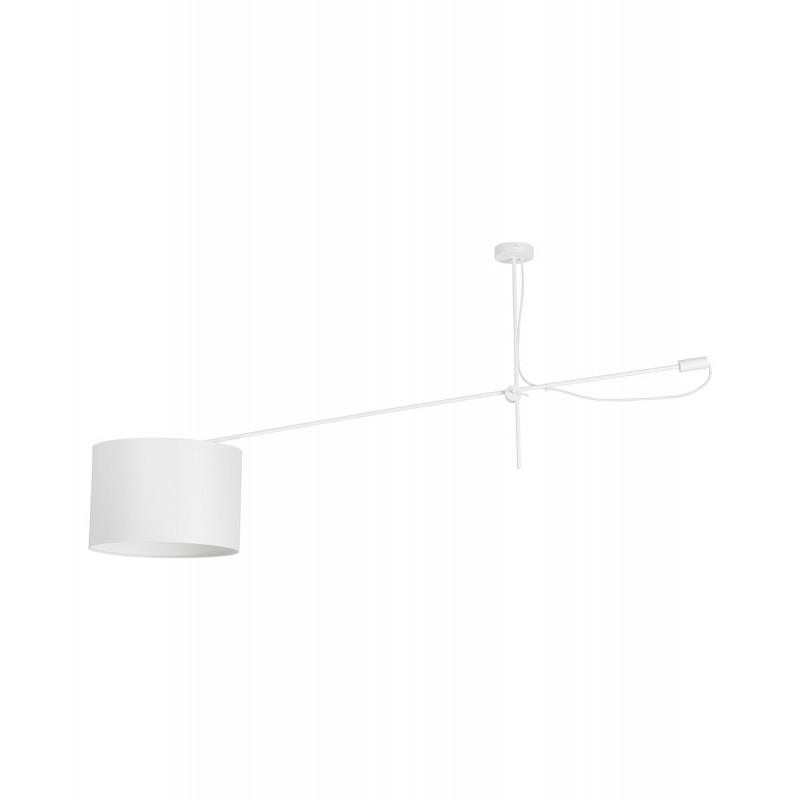 Lampa sufitowa/wisząca elegancka biała VIPER I 1x60W 6640 Nowodvorski