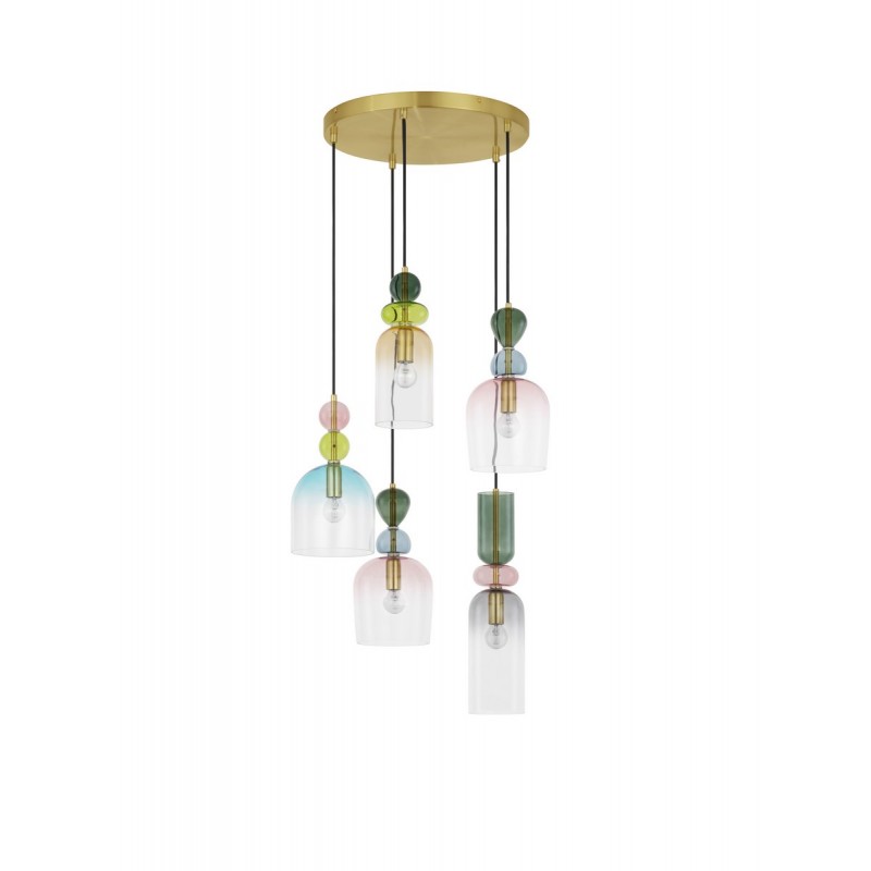 Lampa wisząca Namuro kolorowe szkło CL9009238 Luces Exclusivas