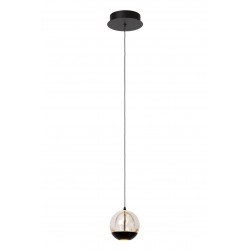 Lampa wisząca dekoracyjna czarna LED SENTUBAL 13498/05/30