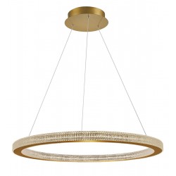 Lampa wisząca nowoczesna ring kryształ LED 80W 4452lm 3000K MONTT LE41696 Luces Exclusivas