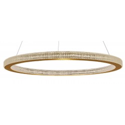 Lampa wisząca nowoczesna ring kryształ LED 80W 4452lm 3000K MONTT LE41696 Luces Exclusivas