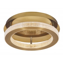 Plafon nowoczesny kryształ mosiądz złoty LED  MONTT 40W 2139lm 3000K LE41701 Luces Exclusivas