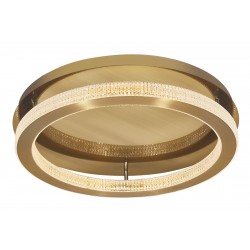 Plafon nowoczesny kryształ mosiądz złoty LED 60W 3530lm 3000K MONTT LE41702 Luces Exclusivas
