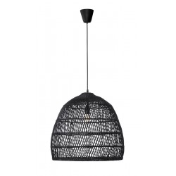 Lampa wisząca boho ratanowa czarna PERICO LE42144 Luces Exclusivas