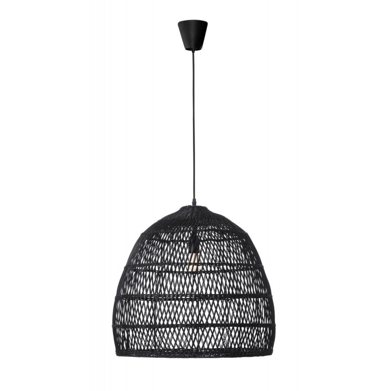 Lampa wisząca boho ratanowa czarna PERICO LE42144 Luces Exclusivas