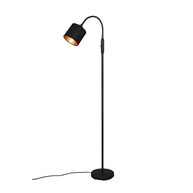 Lampa podłogowa nowoczesna abażur czarno złoty TOMMY R46331079 RL