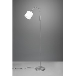 Lampa podłogowa nowoczesna regulowana srebrny biały TOMMY R46331001 RL