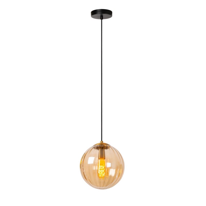 Lampa wisząca bursztynowa kula fi25 MONSARAZ 45493/30/62